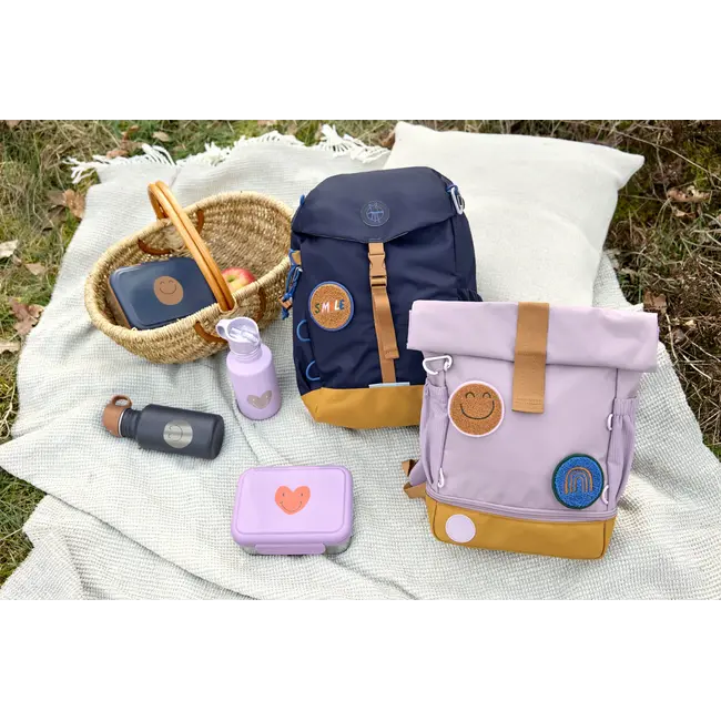 Lassig Mini Rolltop backpack little gang lilac