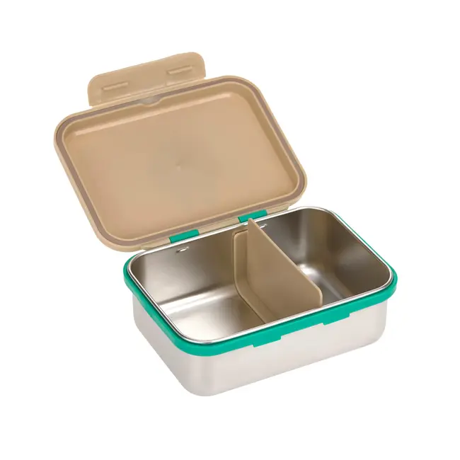Lassig Lunchbox stainless steel Happy Trails Frog