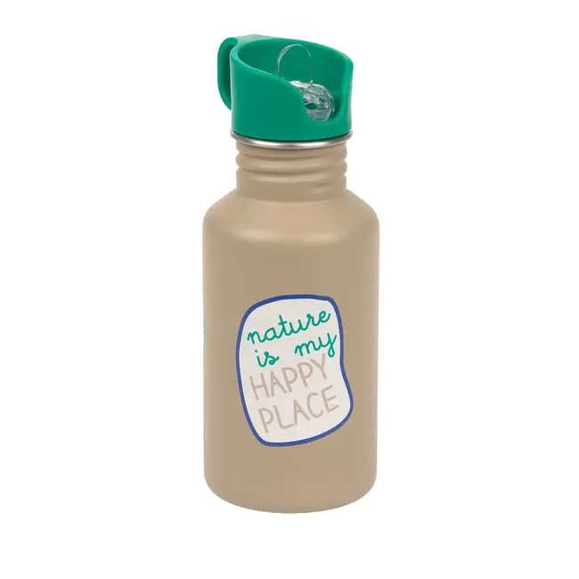 Lassig Drinkfles stainless steel Happy Trails Frog
