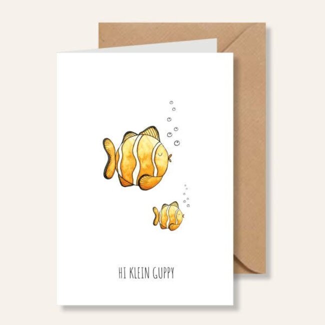 Juulz kaart Hi klein guppy