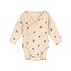 A Tiny Story, baby romper long sleeve - Beige melange