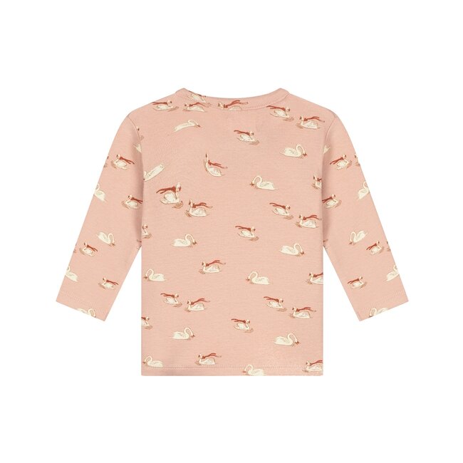 A Tiny Story, baby t-shirt long sleeve - Old pink