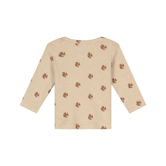 A Tiny Story, baby t-shirt long sleeve - Beige melange