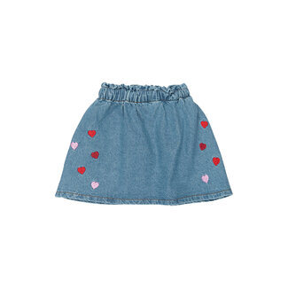 The New Siblings The New Siblings , Skirts - Light Blue Denim EMB