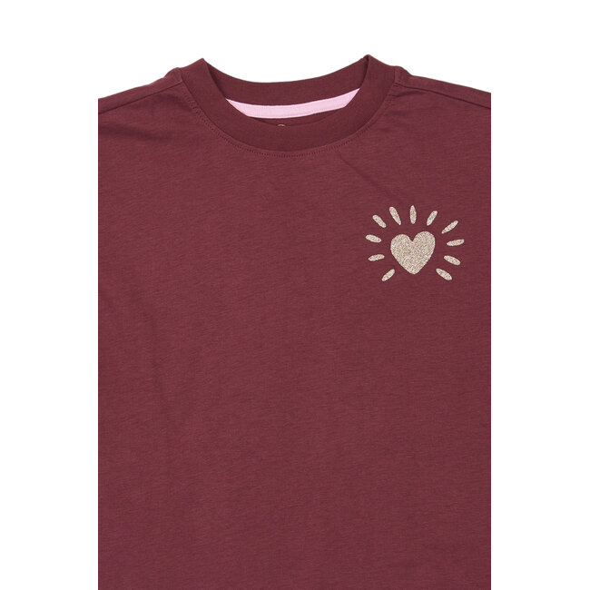 The New, Short sleeve t-shirt - Burgundy TN
