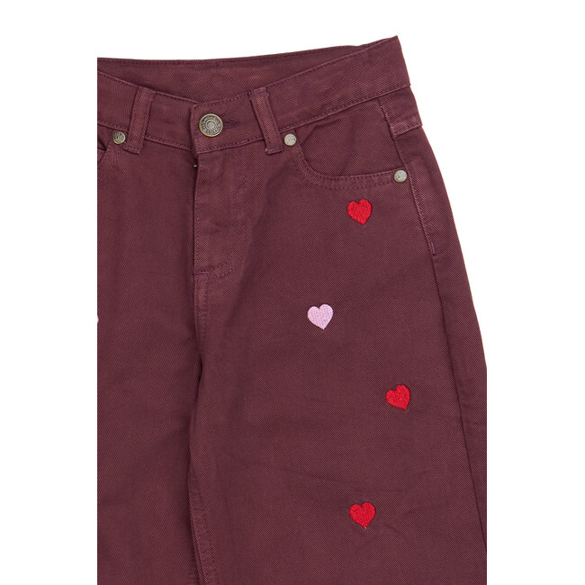 The New, Jeans - Burgundy EMB TN
