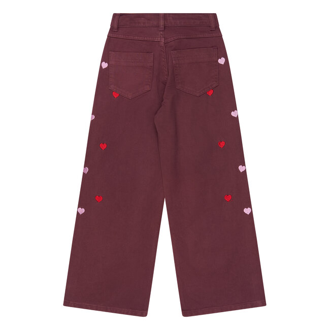 The New, Jeans - Burgundy EMB TN