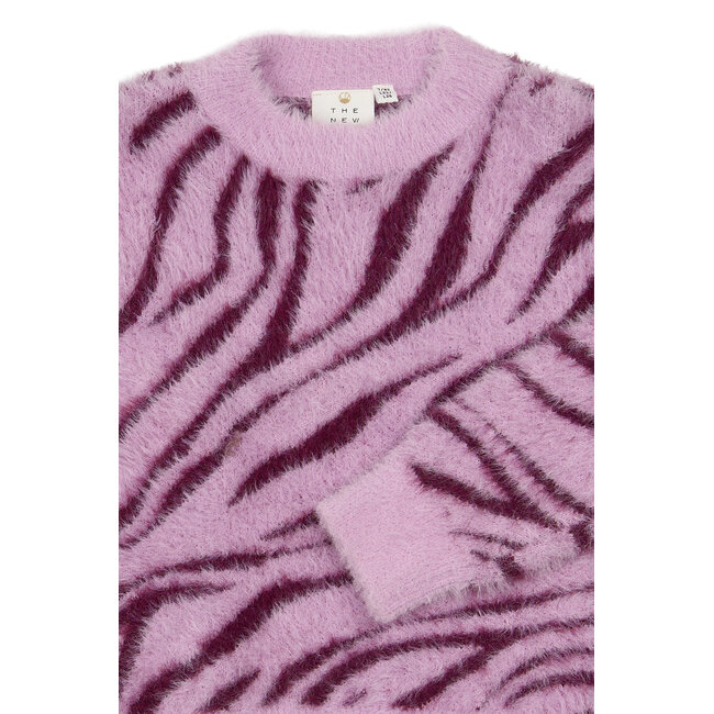 The New, Knitwear - Pink Lavender AOP TN