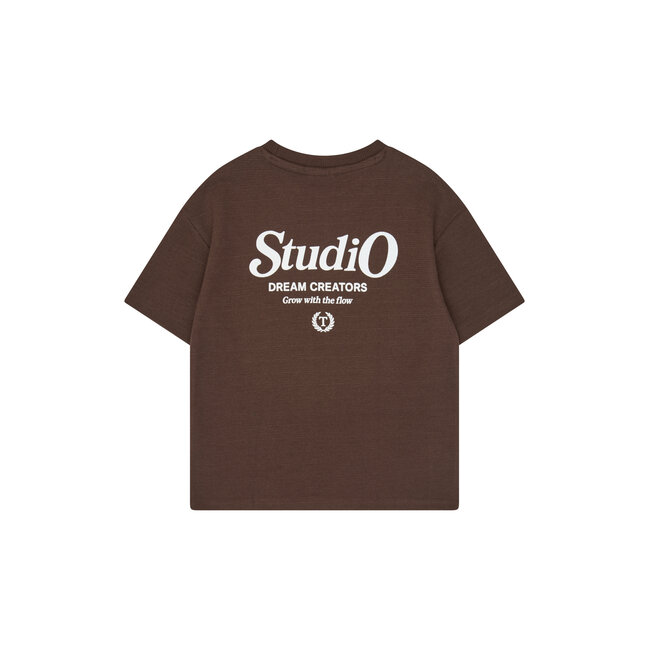 The New, Short sleeve t-shirt - Chestnut