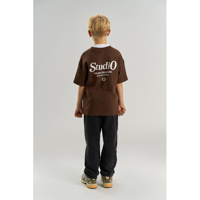 The New, Short sleeve t-shirt - Chestnut