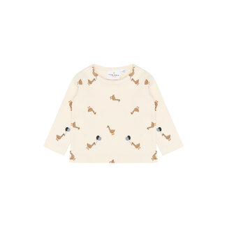 The New The New Siblings , Long sleeve t-shirt - Gardenia AOP