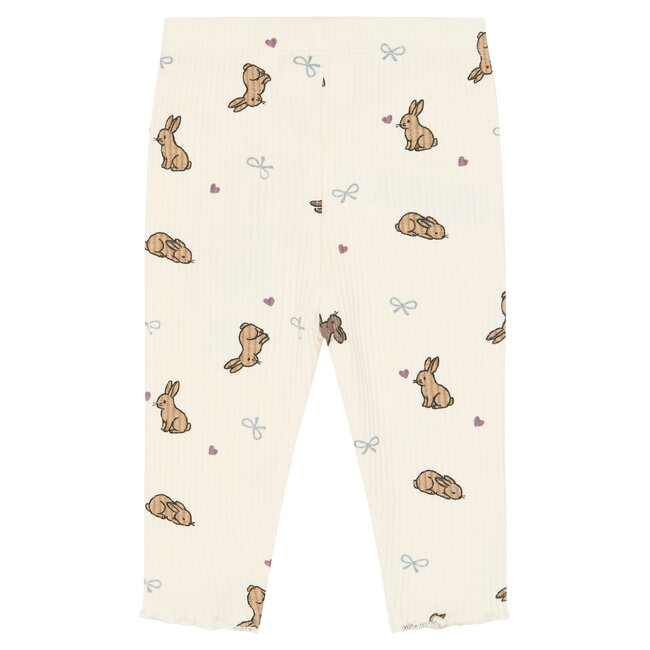 The New Siblings , Leggings - Gardenia AOP