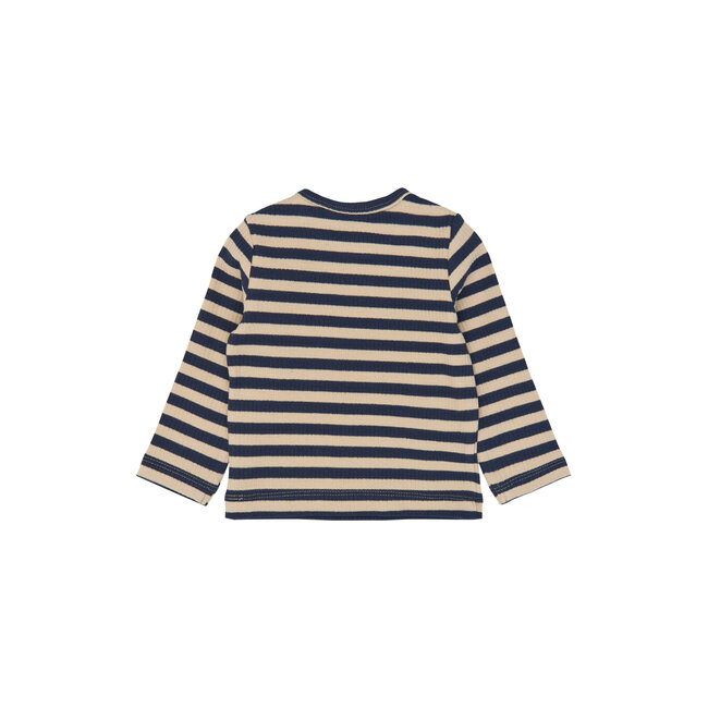 The New Siblings , Long sleeve t-shirt - Navy Blazer Striped