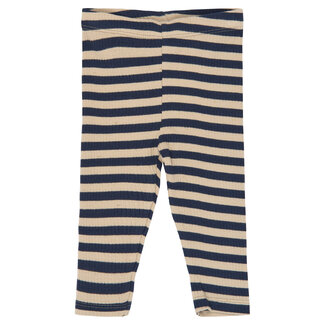 The New The New Siblings , Leggings - Navy Blazer Striped