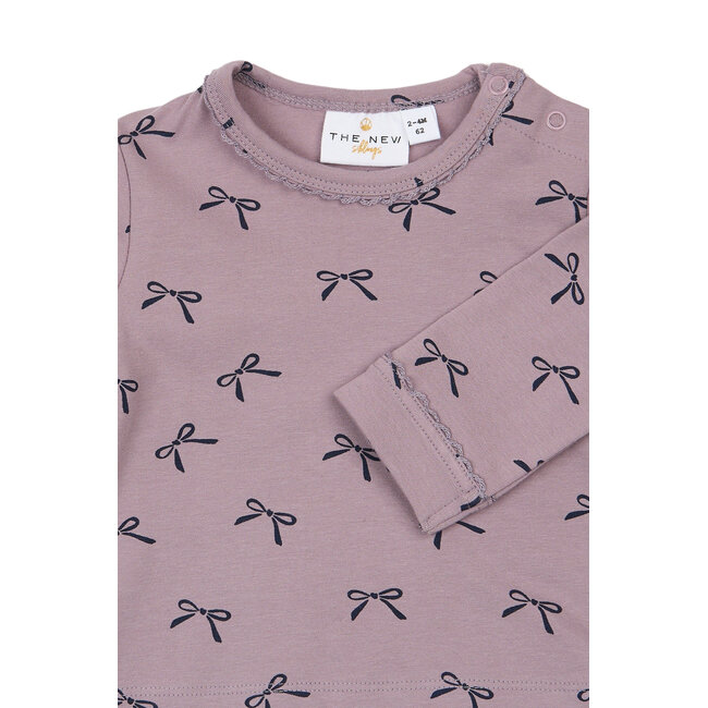 The New Siblings , Long sleeve t-shirt - Elderberry AOP TN