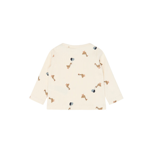 The New Siblings , Long sleeve t-shirt - Gardenia AOP