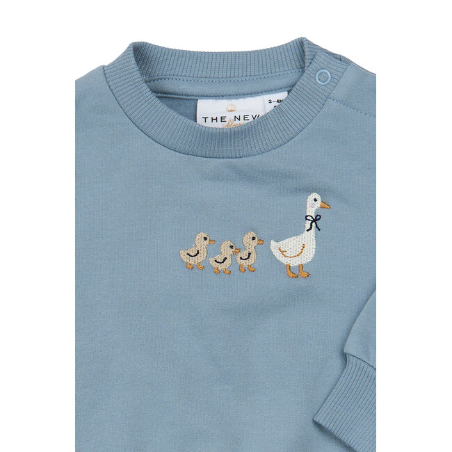 The New Siblings , Sweatshirt - Ashley Blue