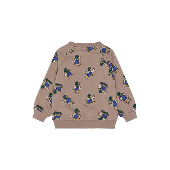 The New Siblings , Sweatshirt - Taupe Gray AOP TN