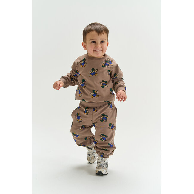 The New Siblings , Sweatshirt - Taupe Gray AOP TN