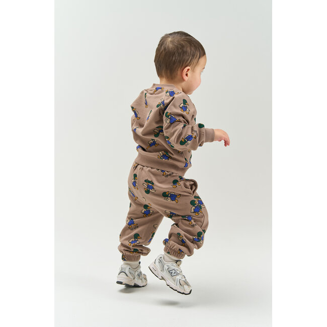The New Siblings , Sweatshirt - Taupe Gray AOP TN