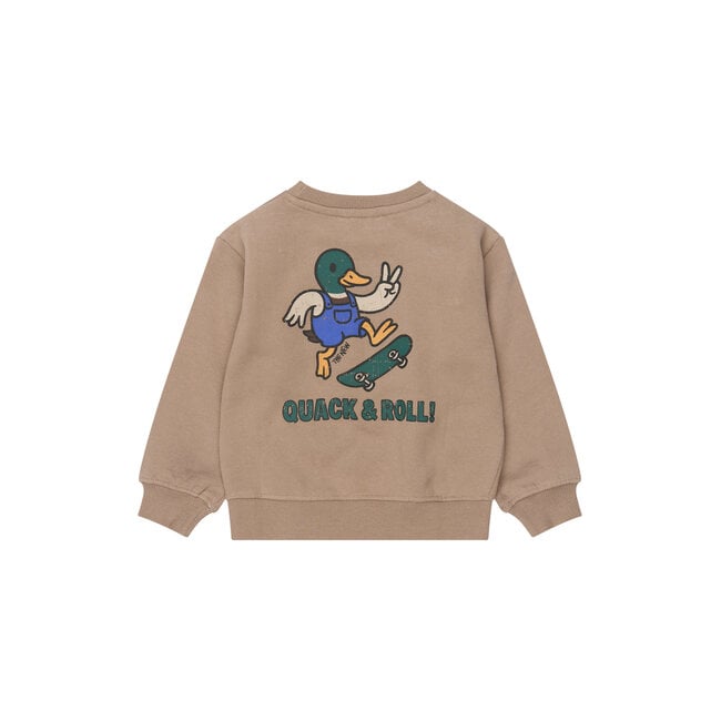 The New Siblings, Sweatshirt - Taupe Gray TN