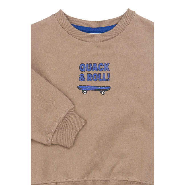 The New Siblings, Sweatshirt - Taupe Gray TN