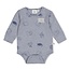 Feetje , Romper AOP - Breakfast Buddy - Blauw melange