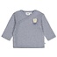 Feetje , Overslagshirt rib - Breakfast Buddy - Blauw melange