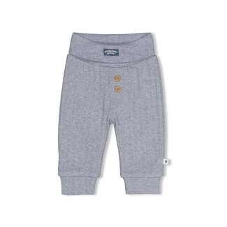 Feetje Feetje , Broek rib - Breakfast Buddy - Blauw melange