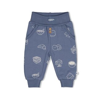 Feetje Feetje , Broek AOP - Breakfast Buddy - Blauw