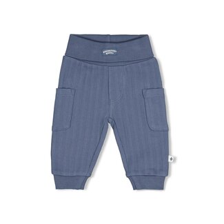 Feetje Feetje , Broek rib - Breakfast Buddy - Blauw