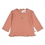 Feetje , Longsleeve pointelle rib - Fall in Love - Roze
