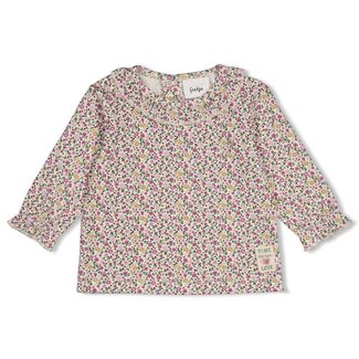 Feetje Feetje , Longsleeve AOP - Afternoon Tea - Creme