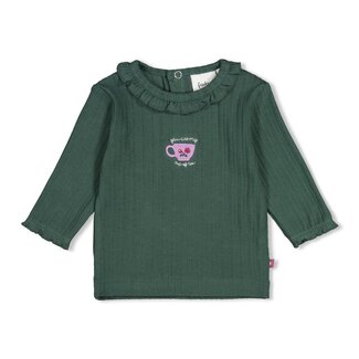 Feetje Feetje , Longsleeve rib - Afternoon Tea - Groen