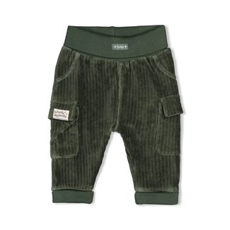 Feetje Feetje , Broek velours rib - Wiggle and Waddle - Groen