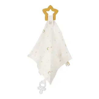 Little Dutch Little Dutch Knuffdoekje met bijtring - Newborn Naturals