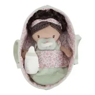 Little Dutch Knuffel babypop Evi in mandje- 30 cm