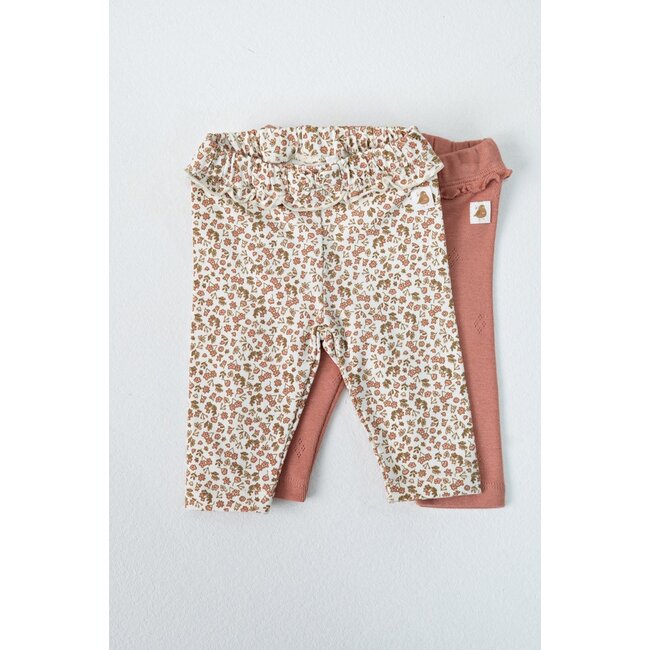 Feetje , Legging pointelle rib - Fall in Love - Roze