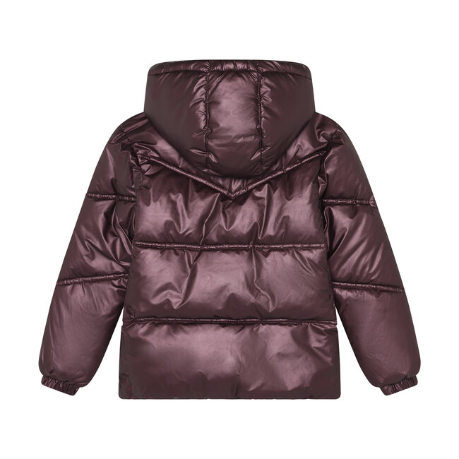 Daily7, Metallic Jacket - Burgundy, Huckleberry