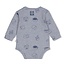 Feetje , Romper AOP - Breakfast Buddy - Blauw melange