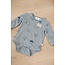 Feetje , Romper AOP - Breakfast Buddy - Blauw melange