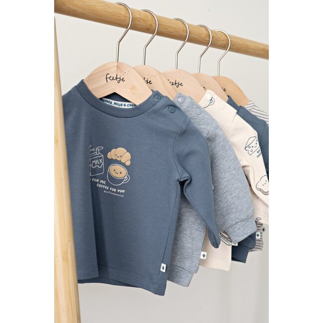 Feetje , Longsleeve AOP - Breakfast Buddy - Creme