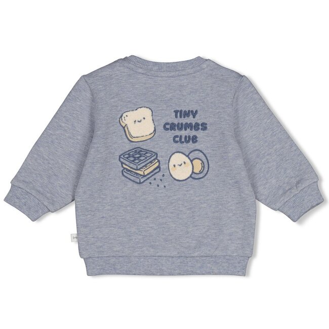 Feetje , Sweater - Breakfast Buddy - Blauw melange