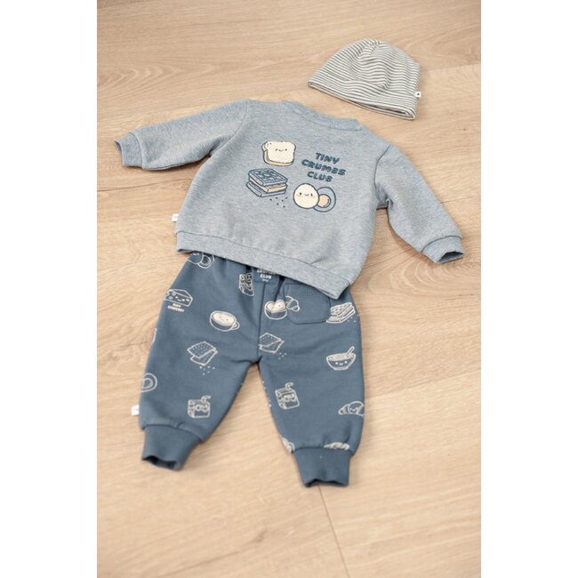 Feetje , Broek AOP - Breakfast Buddy - Blauw