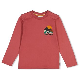 Sturdy Sturdy , Longsleeve - Mountain top - Rood