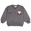 Sturdy , Sweater met backprint oversized - Mountain top - Grijs