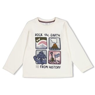 Sturdy Sturdy , Longsleeve oversized - Rock the Earth - Offwhite