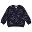 Sturdy , Sweater AOP relaxed fit - Rock the Earth - d.Blauw