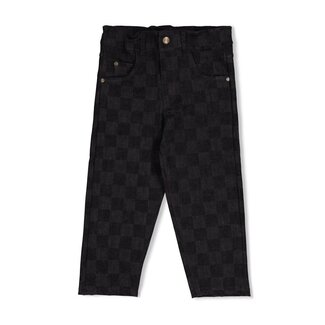 Sturdy Sturdy , Geruite straight fit jeans - Fix It - Grey denim