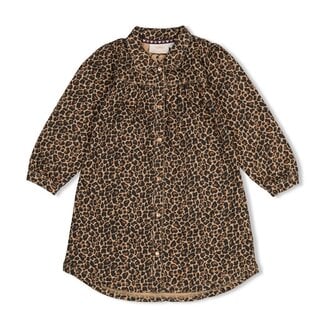 Jubel Jubel , Denim jurk AOP - City Chic - Zand